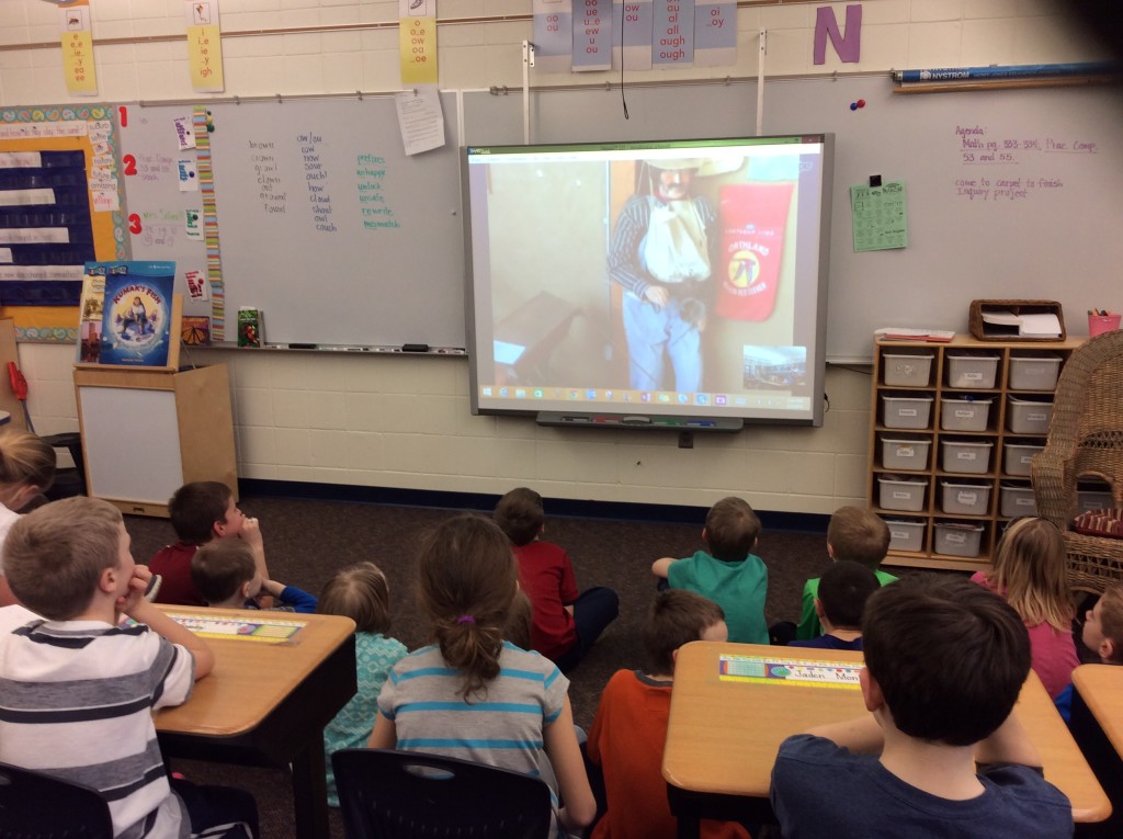 Skype tour with Dubuque Second Graders 030216